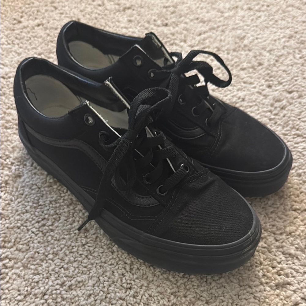 Black Canvas Sneakers